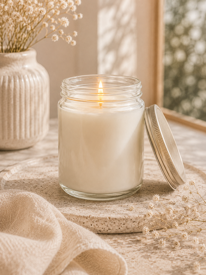 Calm Aromatherapy Soy Wax Candle