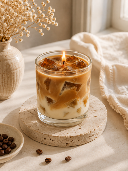 Melting Macchiato Coffee Scented Soy Wax Candle