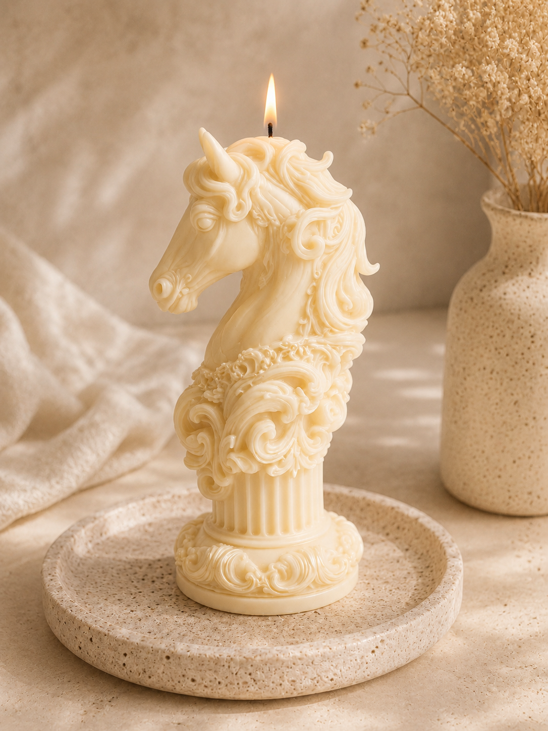 Pegasus Dream Luxury Sculptural Soy Wax Candle