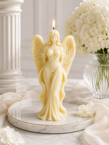 Seraphina Angel Sculptural Soy Wax Candle