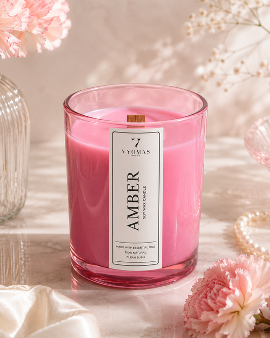 Velvet Glow Luxury Soy Wax Candle | Premium Scented Jar Candle