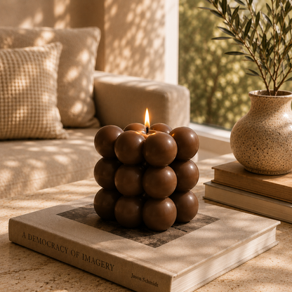 Bubble & Burn Sculptural Soy Wax Decorative Candle