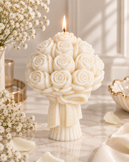 Floret Flame Floral Decorative Soy Wax Candle
