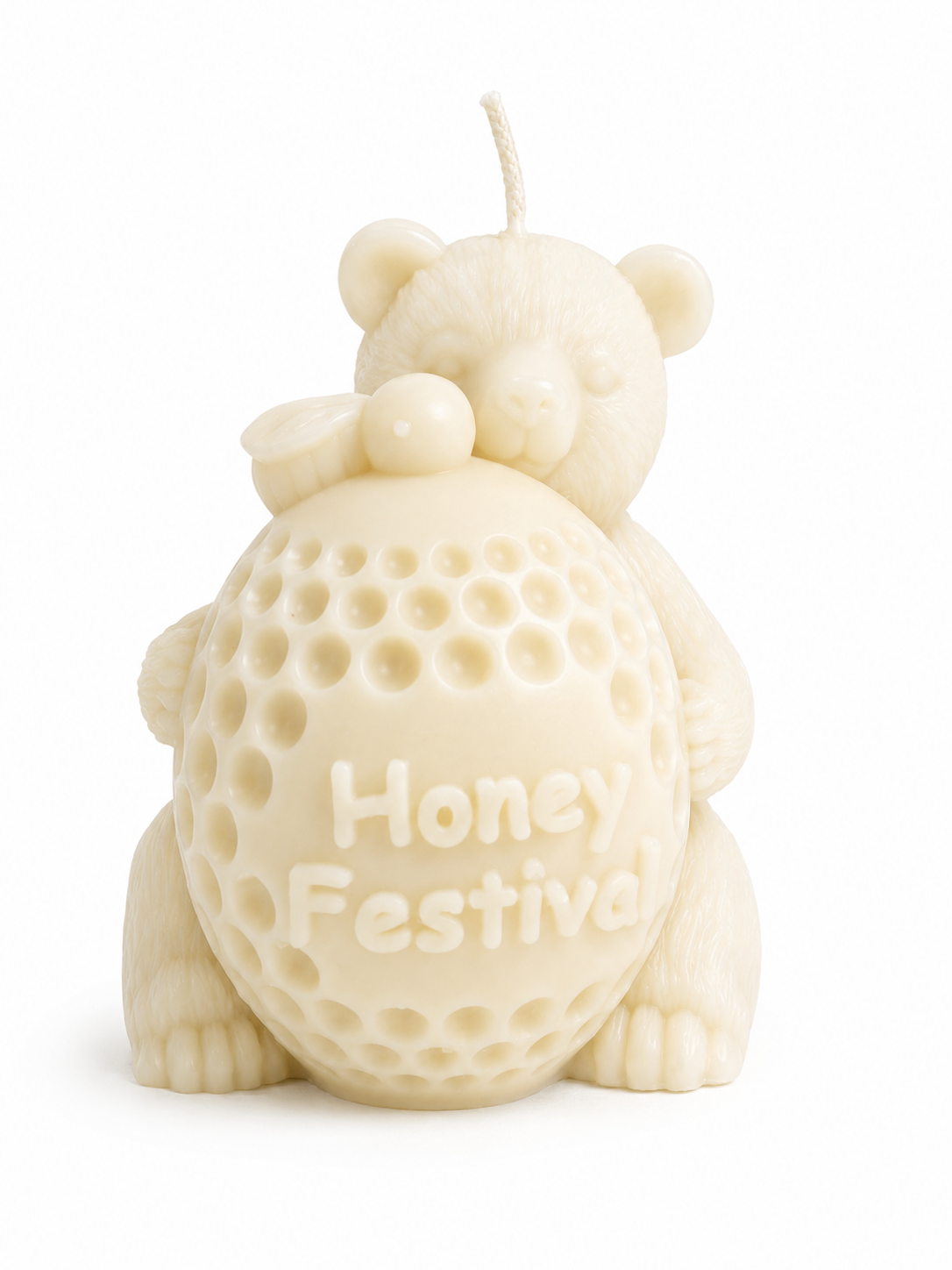 Honey Festival Bear Sculptural Soy Wax Candle