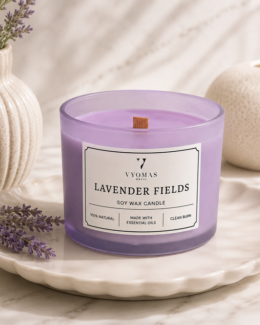 Lavender Fields — Luxury Soy Wax Candle