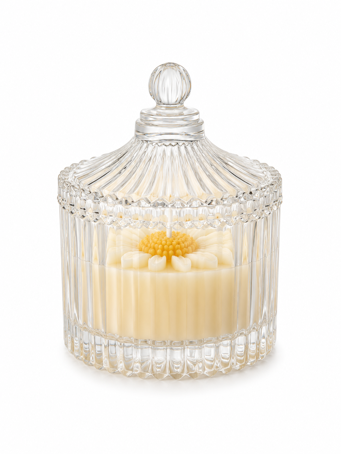Lux Cryst Flora Luxury Floral Soy Wax Candle