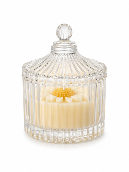 Lux Cryst Flora Luxury Floral Soy Wax Candle