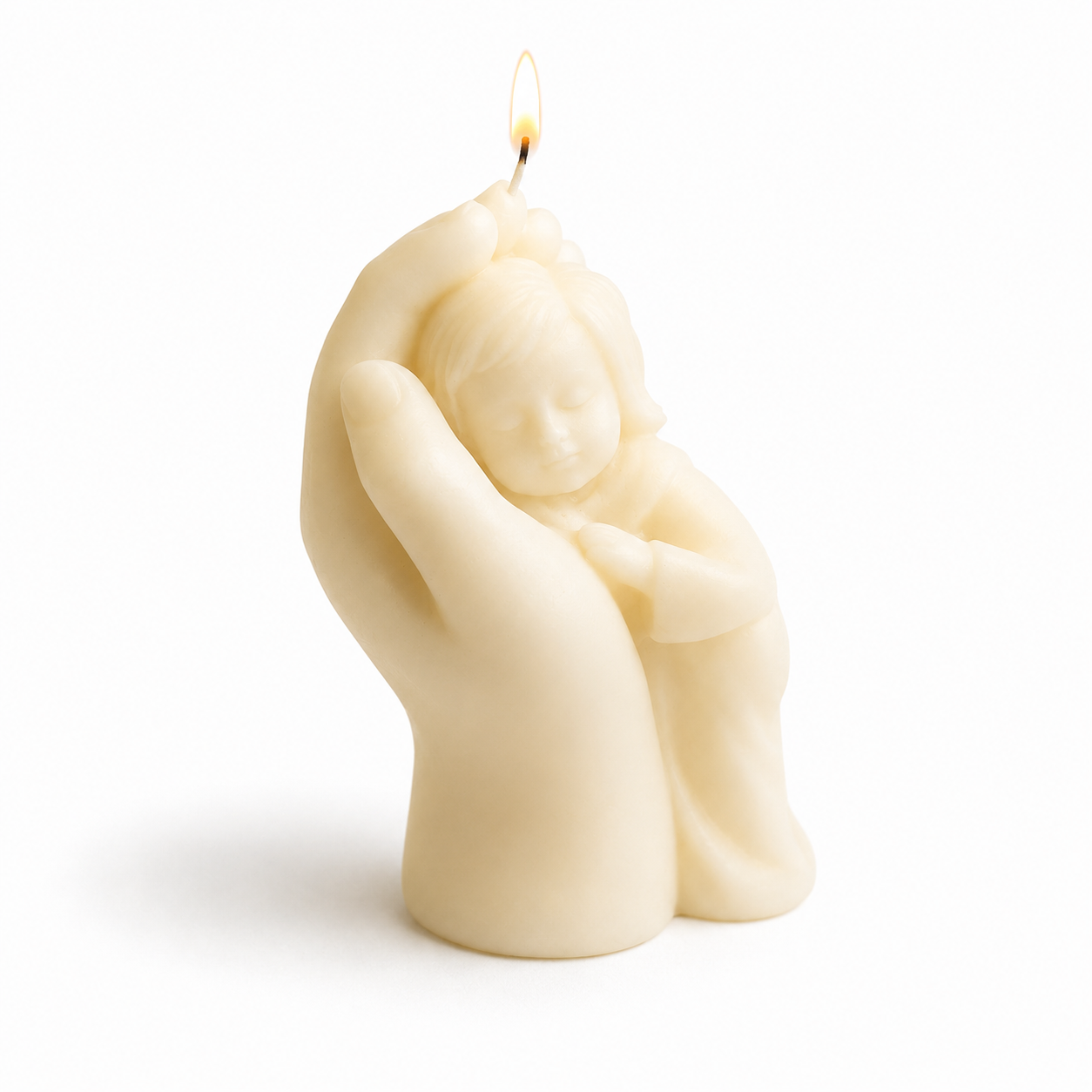 Mother’s Love Sculptural Soy Wax Candle for Home Decor