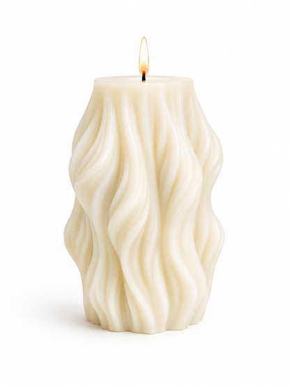Ocean Swirl Wave Luxury Candle