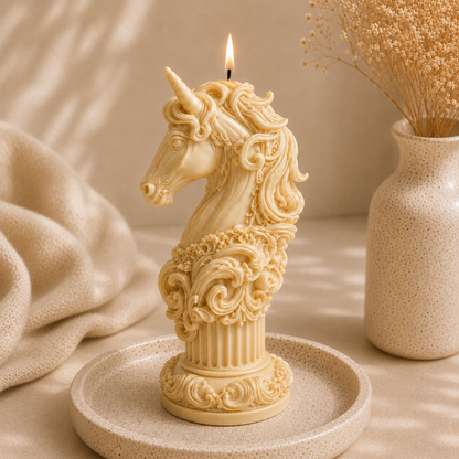 Pegasus Dream Luxury Sculptural Soy Wax Candle