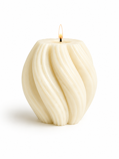 Raindrop Elegance Luxury Sculptural Soy Wax Candle