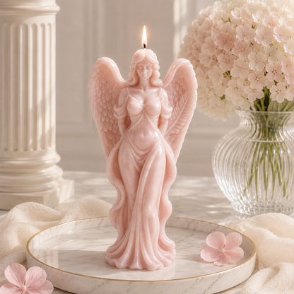 Seraphina Angel Sculptural Soy Wax Candle