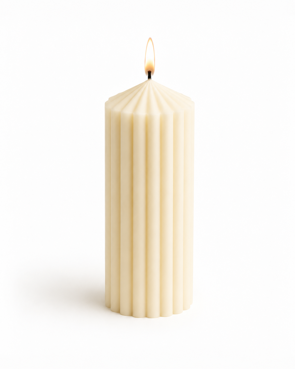 Sleek Alabaster Luxury Decorative Soy Wax Candle