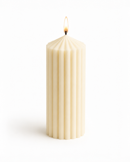 Sleek Alabaster Luxury Decorative Soy Wax Candle