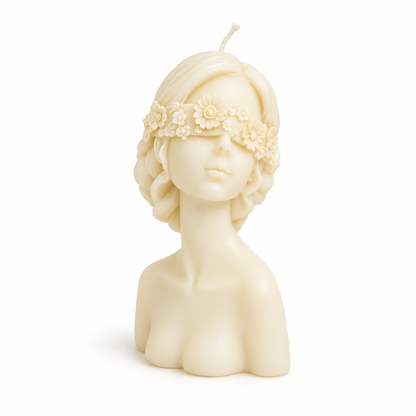 Veiled Lady Luxury Sculptural Soy Wax Candle