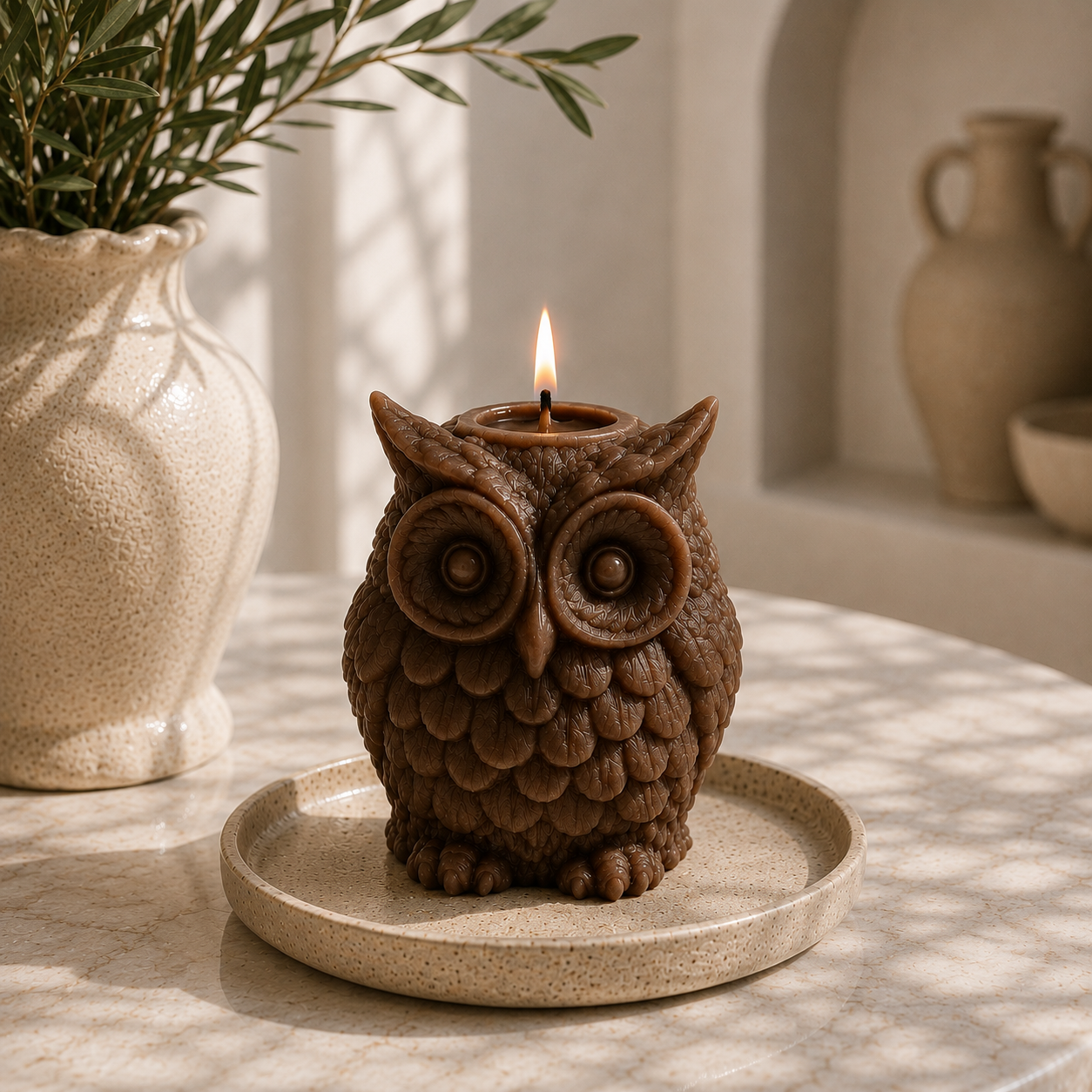 Whimsical Sculptural Decorative Soy Wax Candle