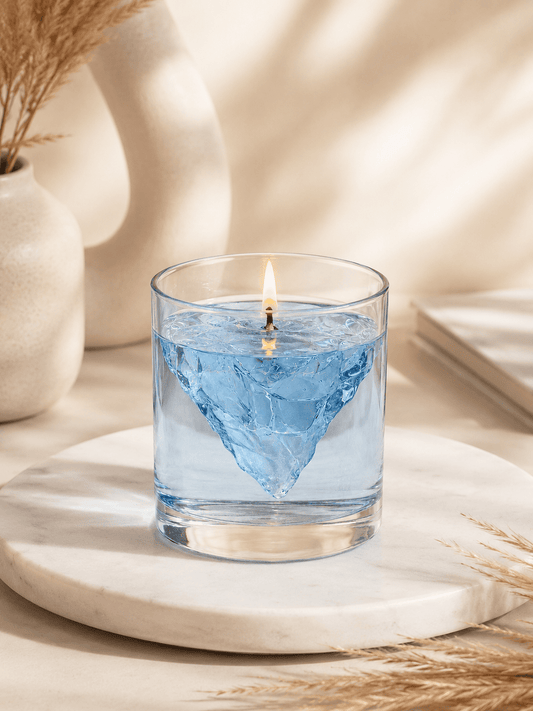 Arctic Glaze Luxury Decorative Jar Candle - Vyomas Decor