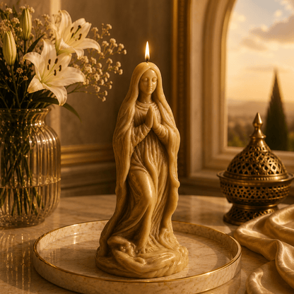Harmony Embrace Sculptural Soy Wax Candle - Vyomas Decor