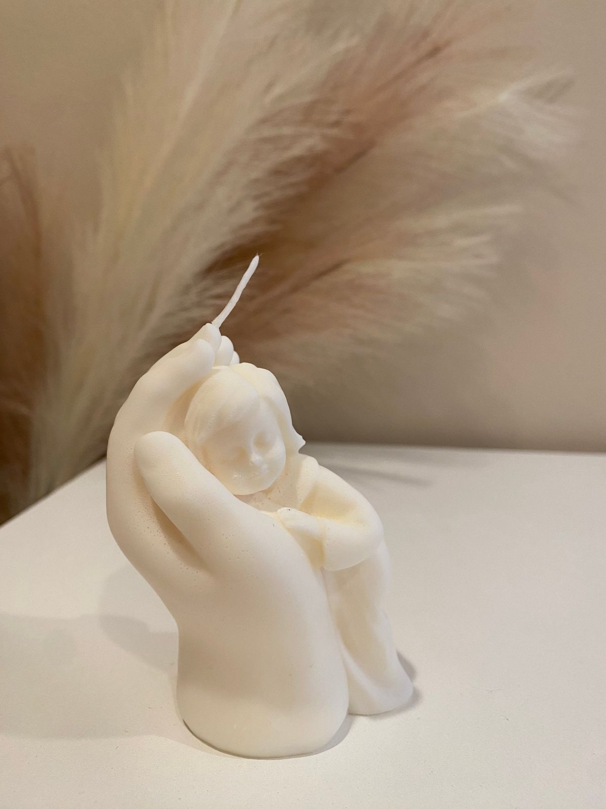 Mother’s Love Sculptural Soy Wax Candle for Home Decor