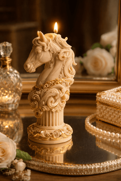 Pegasus Dream Luxury Sculptural Soy Wax Candle - Vyomas Decor