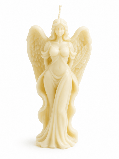 Seraphina Angel Sculptural Soy Wax Candle - Vyomas Decor