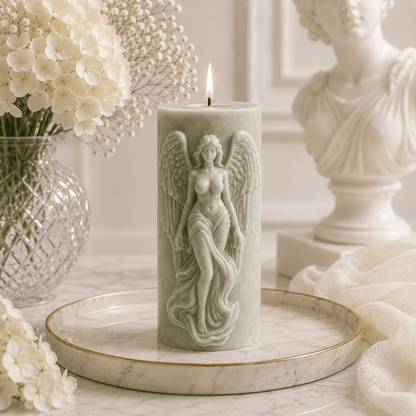 Serene Bloom Floral Luxury Soy Wax Candle - Vyomas Decor