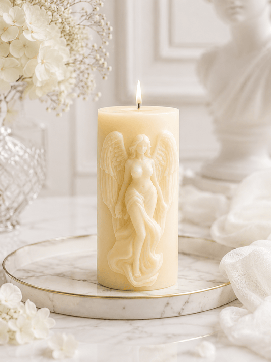 Serene Bloom Floral Luxury Soy Wax Candle - Vyomas Decor