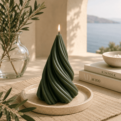 Winter Willow Premium Decorative Soy Wax Candle - Vyomas Decor